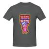 Waku Waku Gaming Design Retro Hong Kong Style Tshirt Fresh And Simple Original Short Sleeve