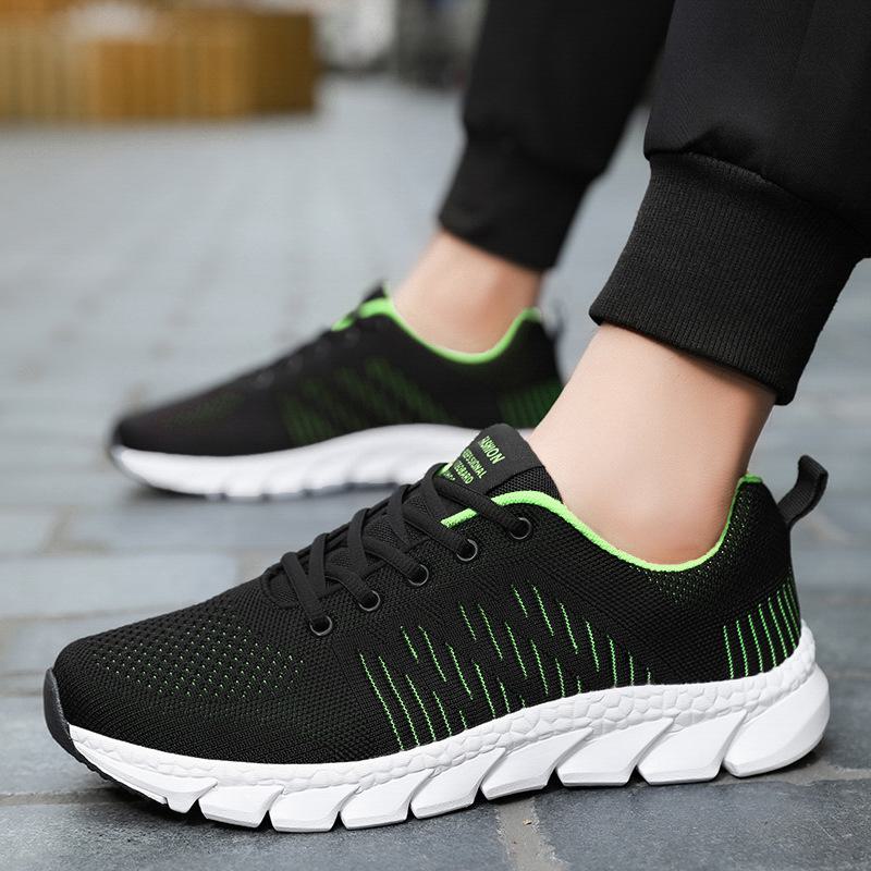 Heren Ultralichte Ademende Mesh Sportschoenen voor Lente & Herfst - Deodoriserend, Veelzijdige Casual Hardloopschoenen voor Studenten.