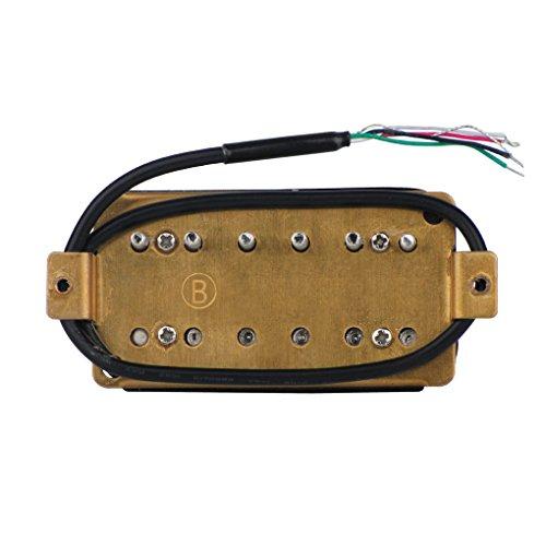 FLEOR Electric Guitar Humbucker Pickup Double Coil Guitar Bridge Pickup & Neck Pickup Set - White