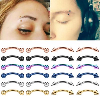 90 Stil Paslanmaz çelik Çok Fonksiyonlu Mix Stilleri Vücut Pirsing Dil Kaş Göbek Burun Halkası Dudak Piercing Takı