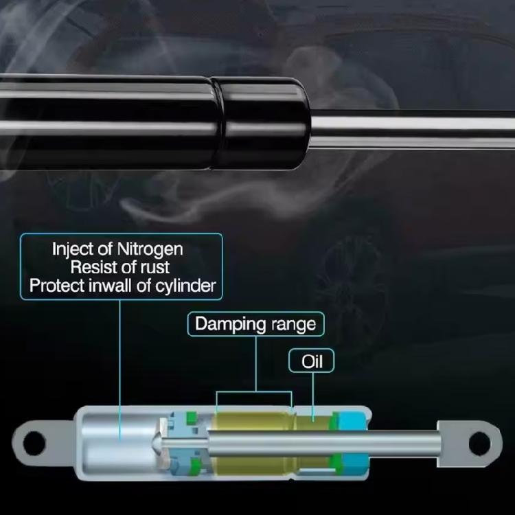 Vehicle Specific Rear Tailgate Support Dampers With 320N Force Capacity And Anti Leakage Design for E85 E86 300100045