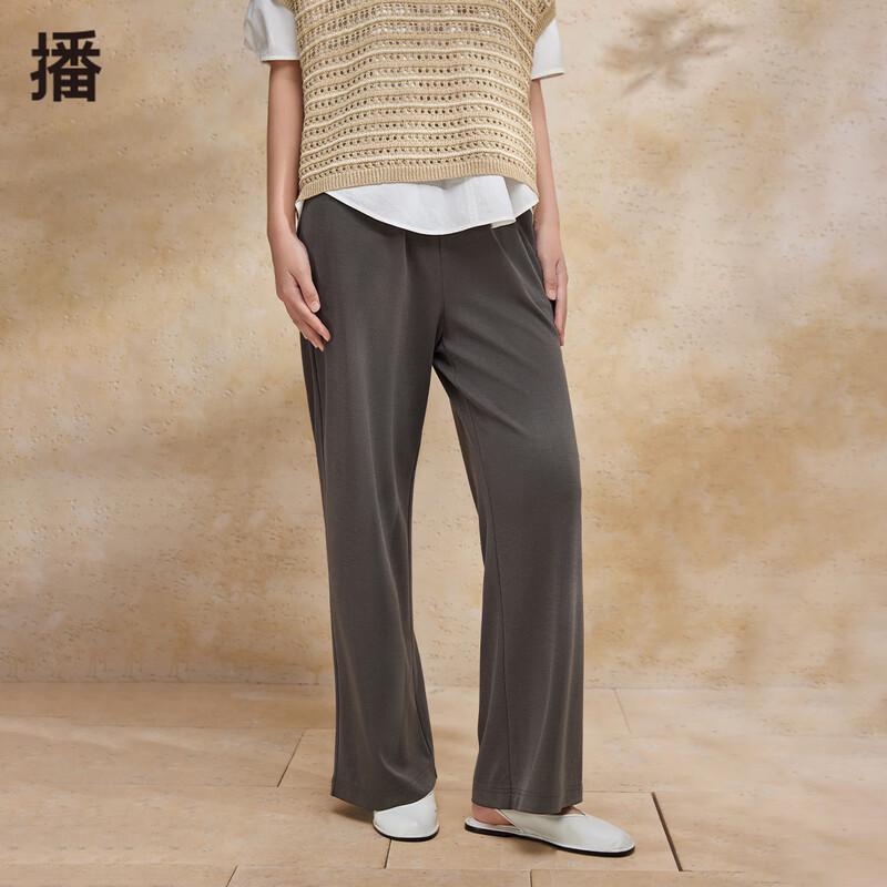 

Women s Summer High-Waist Straight-Leg Casual Pants L