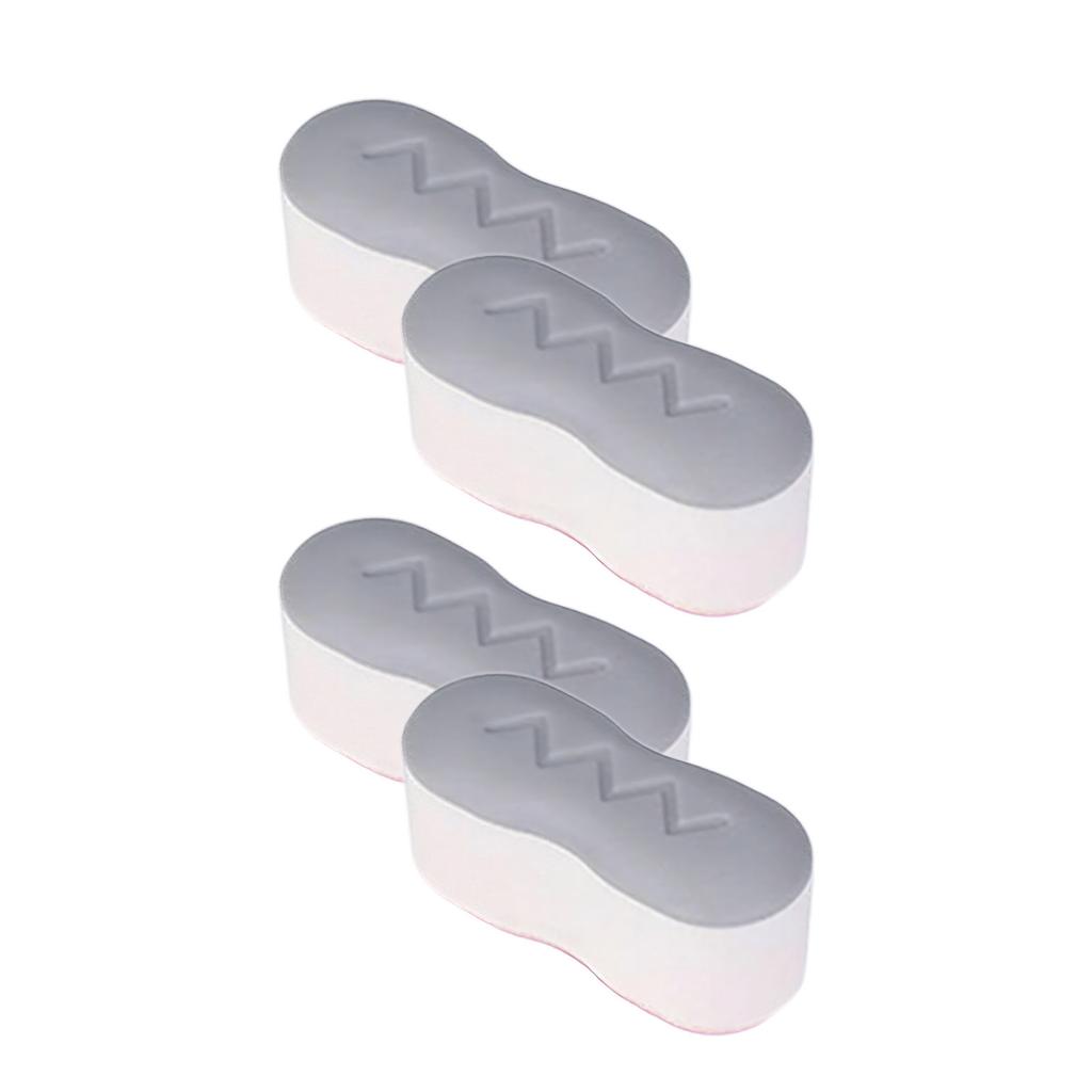 Set Of 4 Universal Toilet Seat Bumpers ABS NonSlip Seat Spacers Pads For Secure Fit Easy Installation Bathroom Accessory