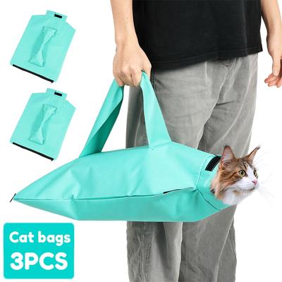3Pcs Cat Shoulder Carrier Bag Canvas Anti-Scratching Cat Carrier Pouch Breathable Small Dog Carrier Bag Pet Supplies Accessories