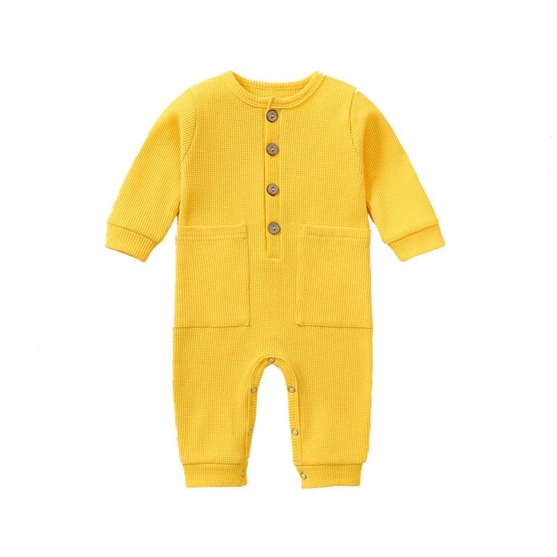 Baby Jumpsuit Spring and Autumn Baby Romper Long Romper Newborn One-piece Long-sleeved Baby Clothes