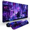 Futuristic Tech City Mouse Pad Large Computer Office Game Table Mats Rubber Antislip Xxl Mouse Mat Hdp Long Desk Pads Mauspad