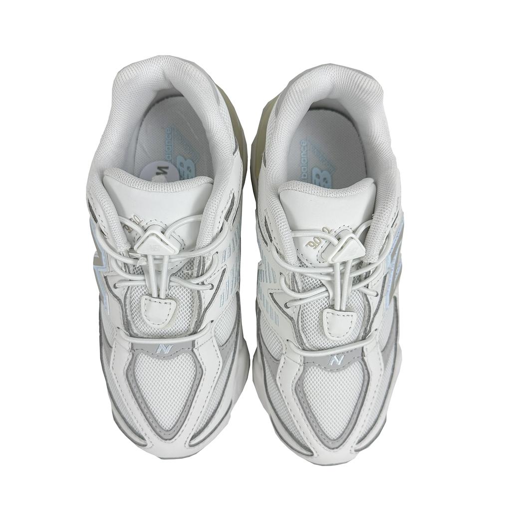 New Balance 9060 Little Kid Reflection Quarry Blue Lace Toggle Kids Sneakers Grey PV9060GL