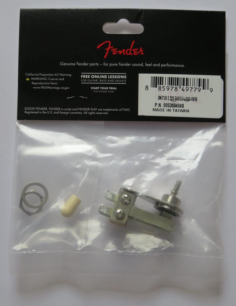 Fender SCHALTER 3 POS KIPPSCHALTER GEALTERTER KNOPF [Artikel]