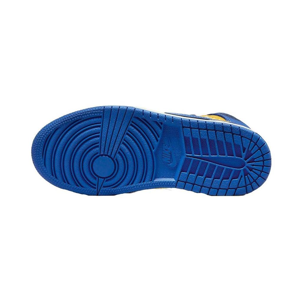 Air Jordan 1 Retro High OG PS Reverse Laney Kids Sneakers Yellow Varsity-Maize Game-Royal FD2597-700