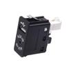 USB AUX Socket Port Plug 84109237653 9237653 for BMW 1 3 5 6 7 Series X1 X3 X5 X6 Z4 & MINI, Black+White Replacement Cover