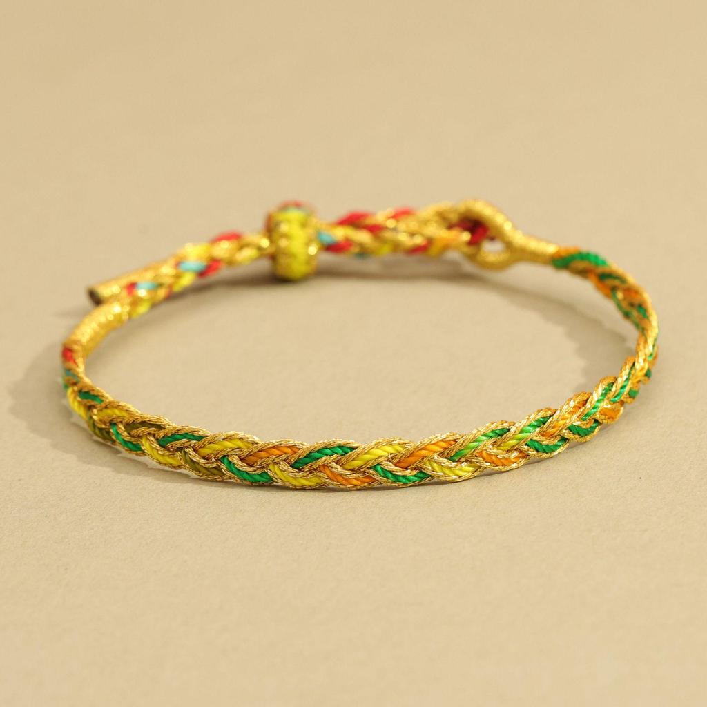 Red String Hand-Woven Ethnic Horse Year Bracelet - Unisex New Year Gift
