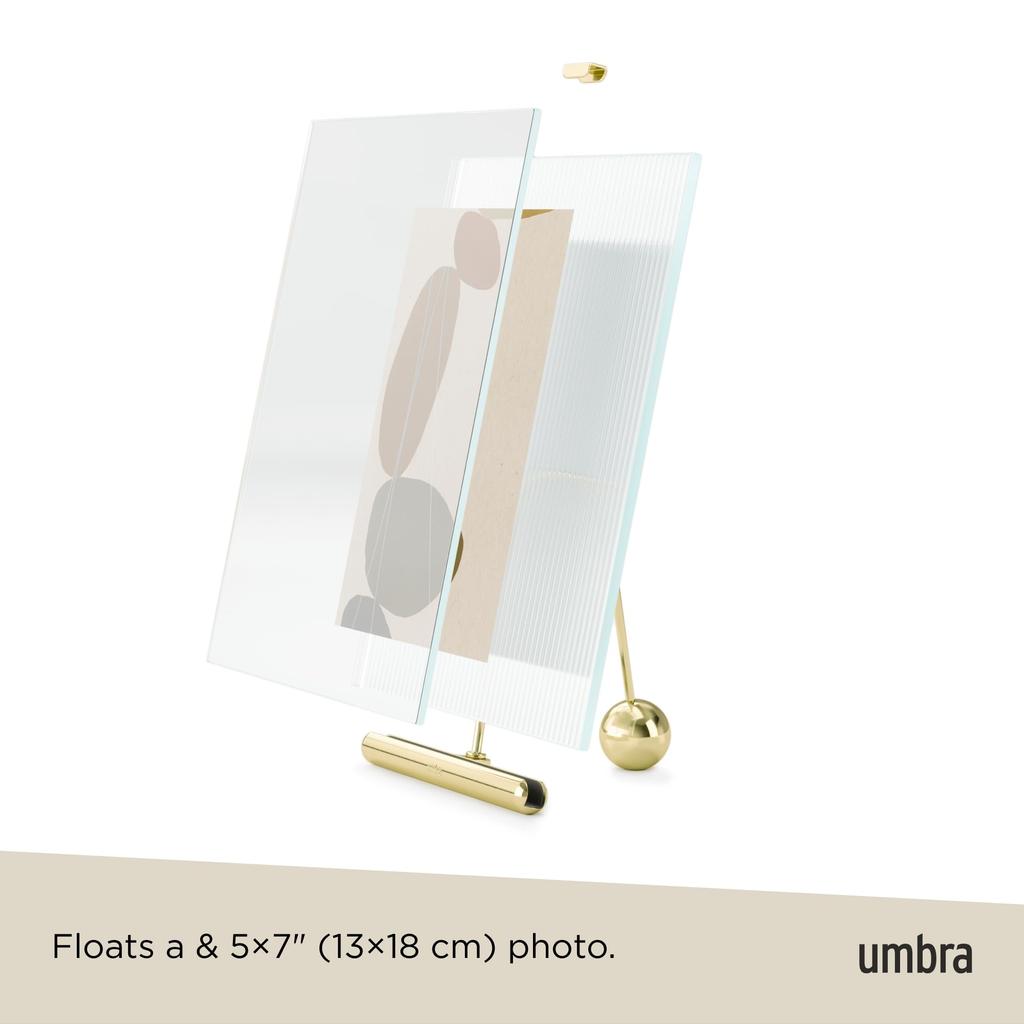 Officiële Umbra Fluit Foto 5x7cm Messing Frame, (13x18cm),