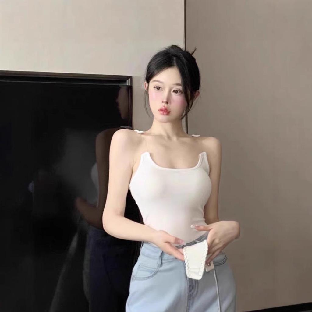 Invisible Strap Backless Tank Top - Women's Summer Sexy Slimming Layer