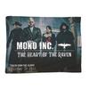 MONO INC Goth Rock Musik Decken Weiche Warme Flanell Überwurfdecke Tagesdecke für Bett Wohnzimmer Picknick Reise Zuhause Sofa