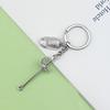 Creative Fencing Sports Keychain Retro Fencing Art Keychain Pendant For Men Women Backpack Decoration Sports Lovers Gift
