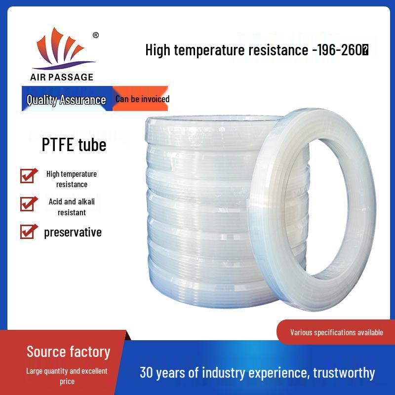 Прозрачная PTFE трубка 6*3 PFA FEP F46 - 4/6/8/10 мм, 100 м, Бесплатная доставка 6*3 mm