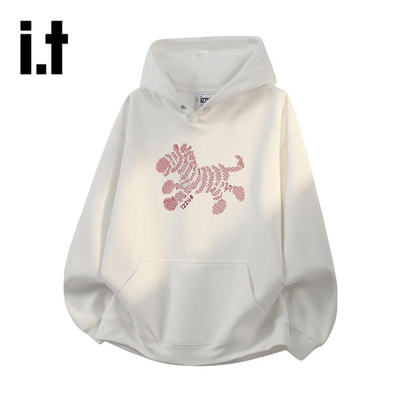 izzue i.t Unisex Retro Hooded Sweatshirt L