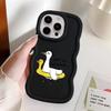 Cartoon Duck Soft Phone Cover Case for iPhone 18 17 Air 14 11 12 13 8 XR 15 Plus 16 Pro Max