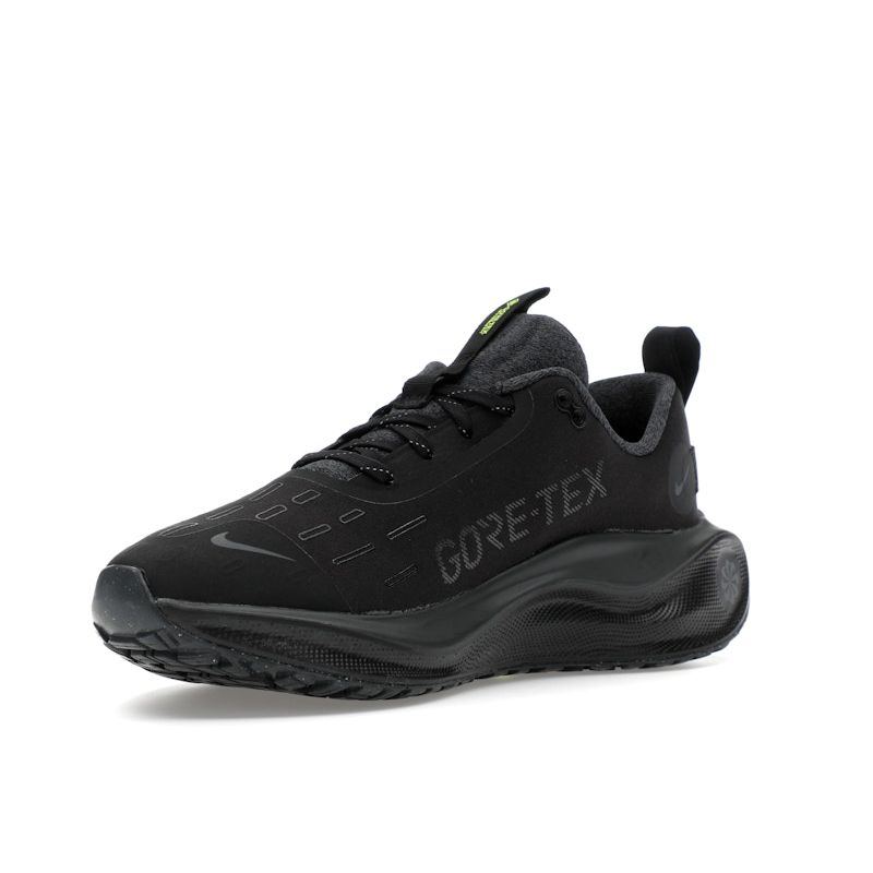 Nike  ReactX Infinity Run 4 GORE-TEX Black Anthracite Women Sneakers Volt Dark-Grey HQ0264-001