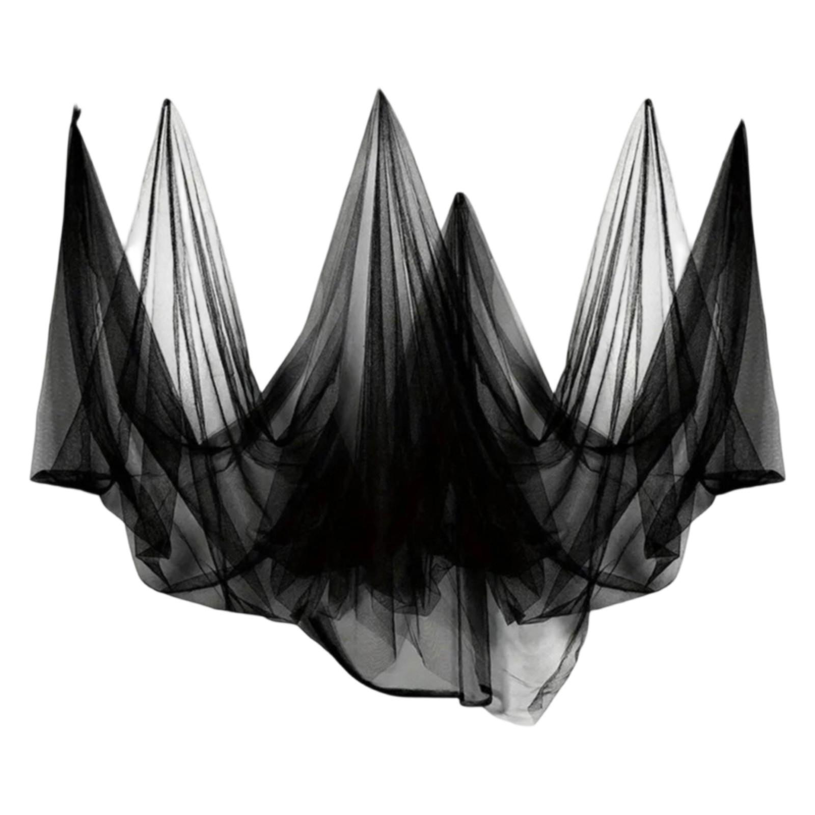 

Уличная москитная сетка для патио, москитная сетка для сада, насекомых-вредителей, сетка для птиц, сараи для овощей One Size чёрный