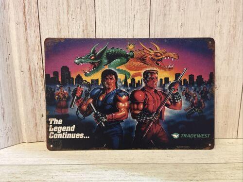 

Double Dragon Metal Poster Tin Sign Man Dave Game Room Wall DecorAluminumtin sign 20x30cm（7.8x11.8inch）