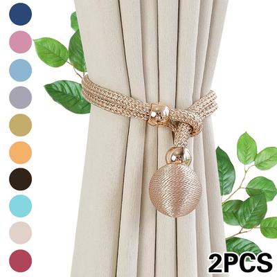 2 Pezzi Fissaggio Regolabile per Tende Tieback Drappeggiati in Poliestere Tieback per Tende Decorazione per Tende