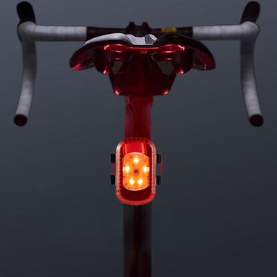 Bicycle 5 LED Taillight USB Rechargeable Safety Warning Light