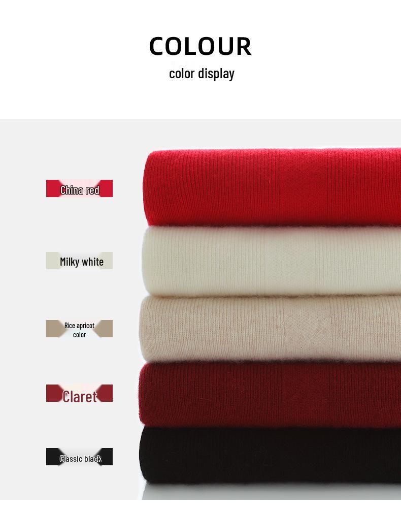 Women's Chinese Style Cashmere Wool Sweater with Frog Buttons - Autumn/Winter 2024