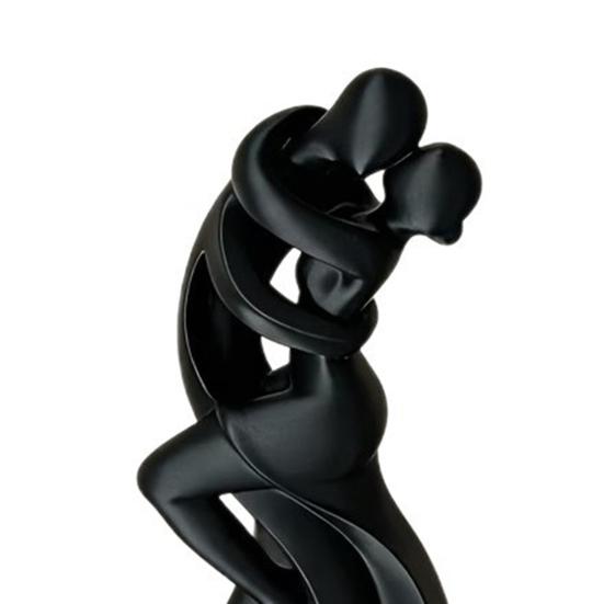 3D-gedruckte tanzende Figur, die sich umarmt, Minimalistische abstrakte Tänzer-Statue Skulptur, Tanzendes Paar Dekoration für Zuhause, Büro, Wohnzimmer