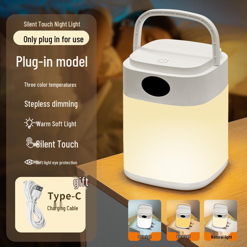 LED Night Light with Remote - Baby Sleep & Eye Protection Bedside Lamp for Breastfeeding & Children's Room