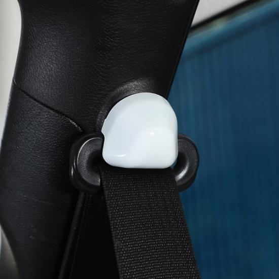 White Seat Belt Buckle Cover Frame Trim Accessories for Jeep Wrangler JL JT 18+