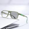 New Photosensitive Color Changing Myopia Glasses Spring Foot Glasses Frame Anti Slip Frame Anti Blue Light Myopia Glasses 6078