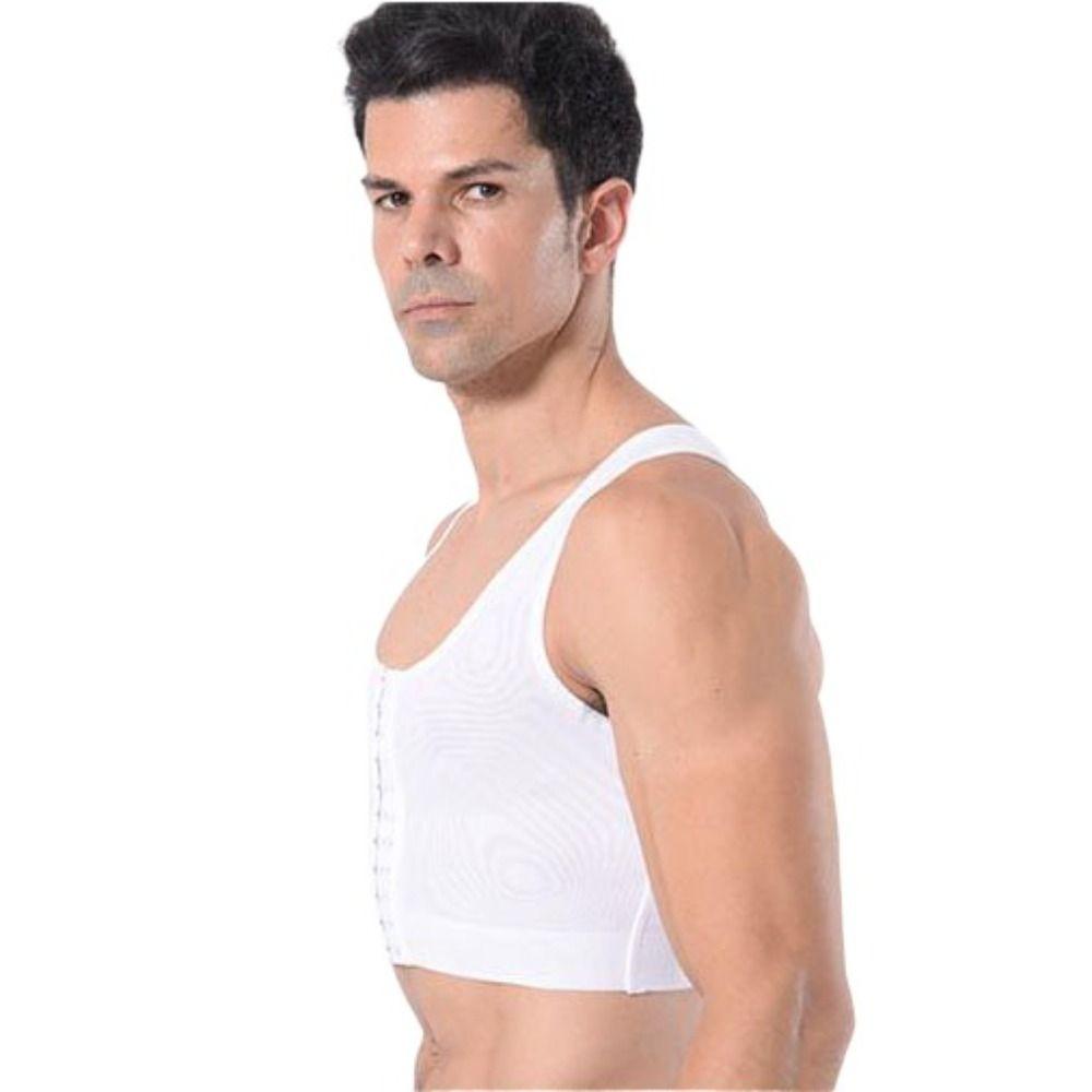 Lift the Back Men's Chest Shapewear Sleeveless Slimming Shapers Business Occasion