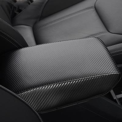 Fucaten Armrest Cover Console Cover Center Console Box Fiber for Subaru Forester SK Series 2018 Dress-up (Carbon Look) (July - Present)