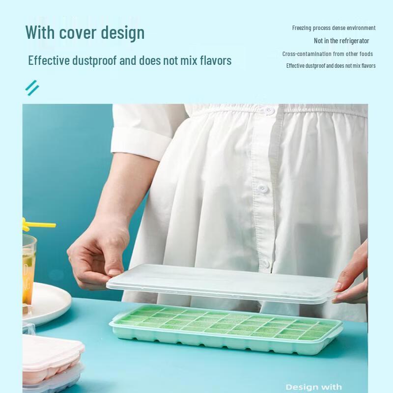 Silicone Ice Cube Tray with Lid