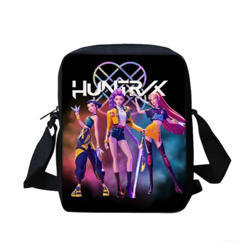 Kpop Demon Hunters Crossbody Tas Met Geprint Ontwerp Voor Middelbare Scholieren