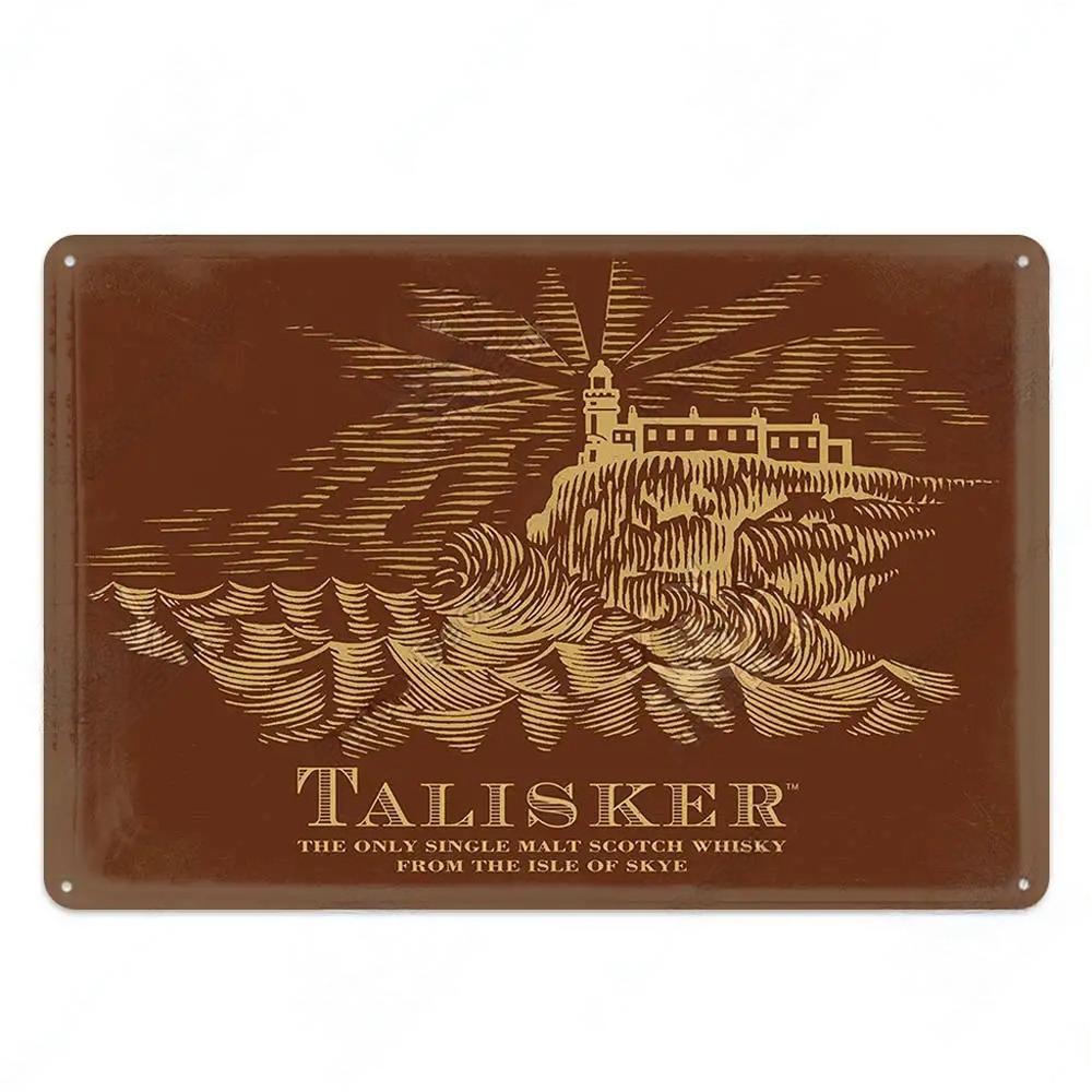 Whiskey Plakate Dekor Metall Vintage Blechschilder Metallschild Wandplakette Dekorativ für Pub Bar Club Man Cave