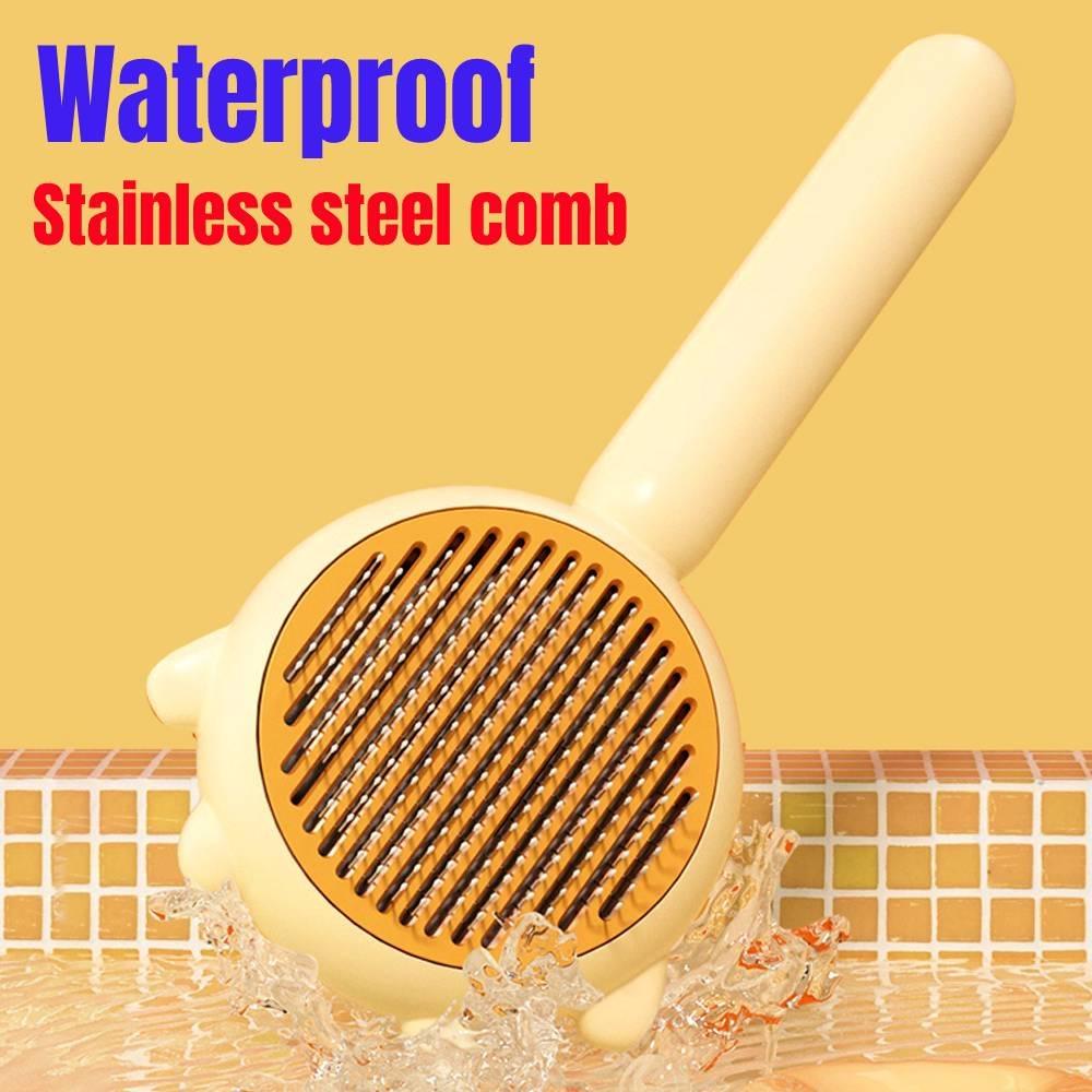 Peine para Gato Mascota Cepillo Específico para Gato Peine de Agujas para Perro Gato Eliminador de Pelo Peine para Pelo Suavizante para Gato y Eliminación de Pelo Flotante Artículos de Lana