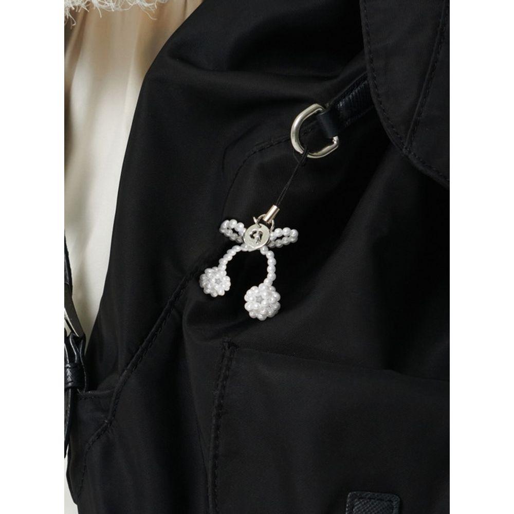 PHONO PHONO MINI CHERRY PEARL KEY RING Cherry Pearl Key Ring