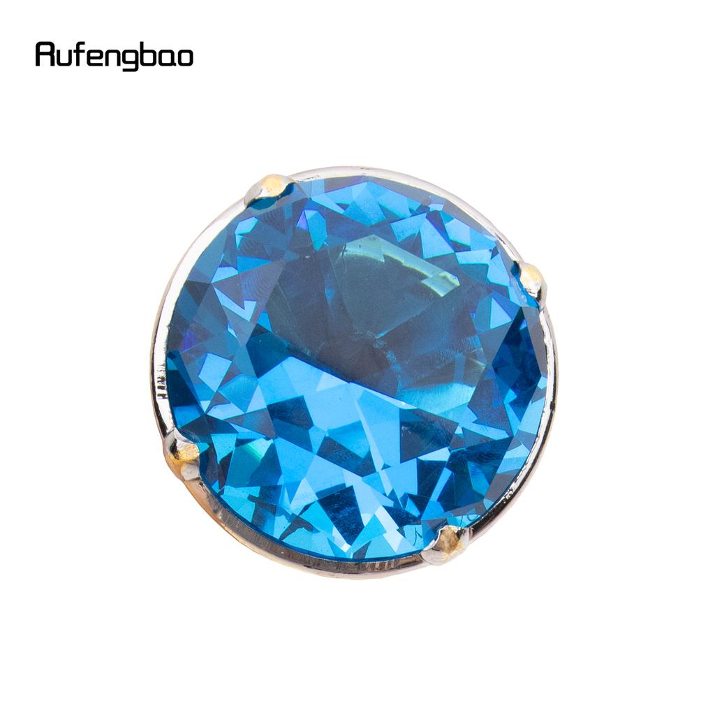 Blauer Diamant Goldener Weißer Gehstock Modischer Dekorativer Gehstock Gentleman Eleganter Cosplay Gehstock Knauf Crosier 90cm