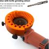 Drill Bit Sharpener for Grinder, Power Drill Bit Grinding Attachment, Handheld Drill Sharpener, Angle Grinder Drill Bit Sharpener, Compatible with 2