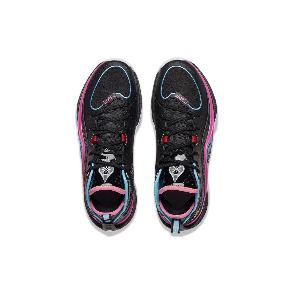 Li Ning Wade Shadow 5 Cushioning Slip Resistant Low Top Basketball Shoes Men's Black ABPT053-1