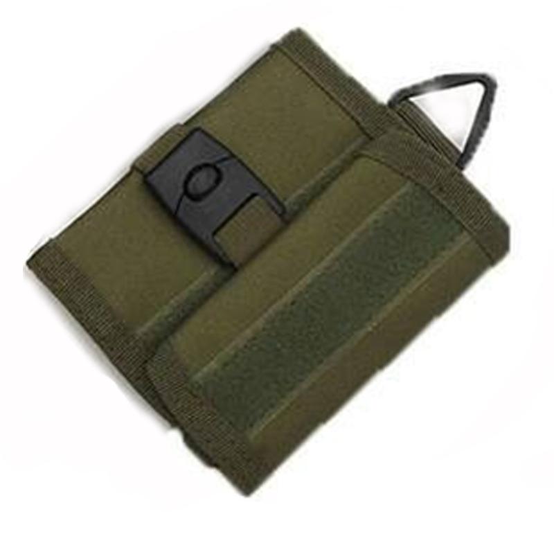 

Чоловіча сумка для тактичного спорту на відкритому повітрі EDC Гаманець Портмоне Сітчаста кишеня на гачках і петлях Поясна сумка Портмоне для монет Ключниця-тримач картки