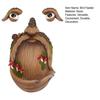 Krmítko pro ptáky Pryskyřice Tree Face Ornament Yard Art Krmítko pro ptáky