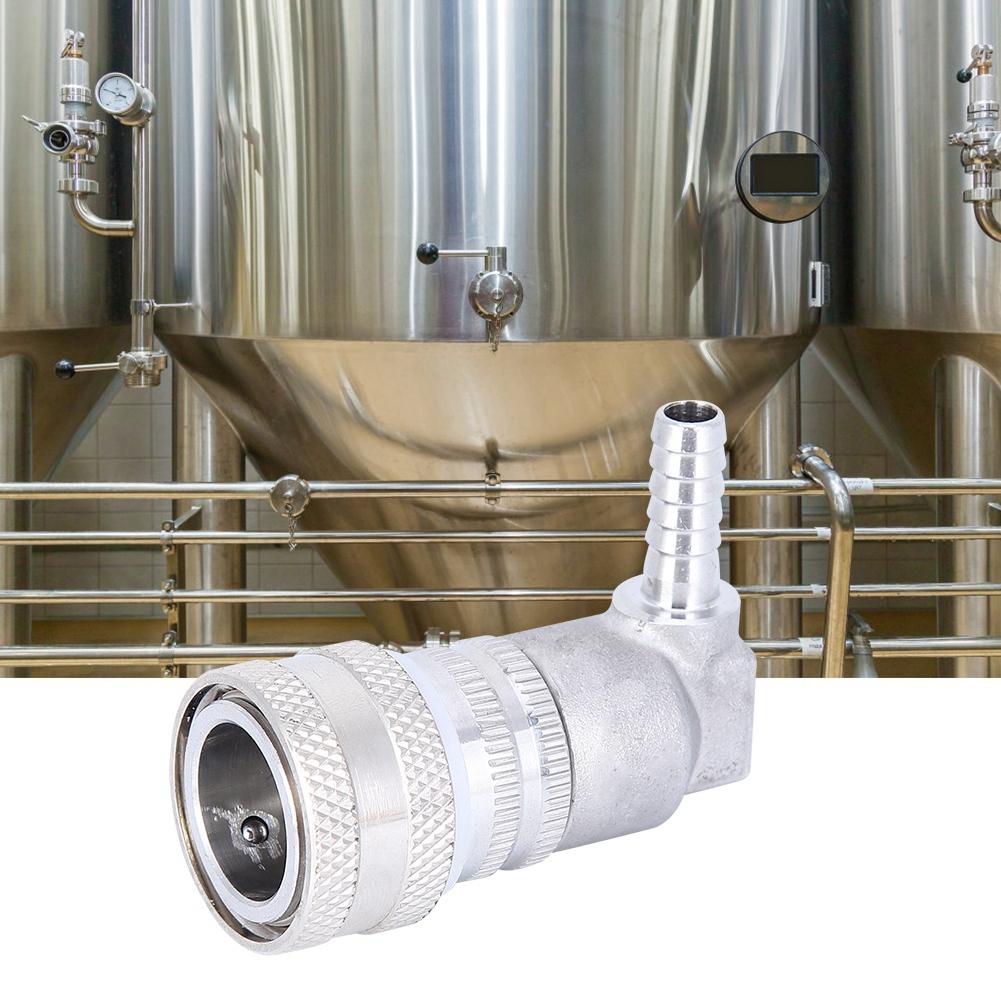 Homebrew Beer Stainless Steel Ball Lock Beer Keg Coupler Gas Quick Connector Dispenser