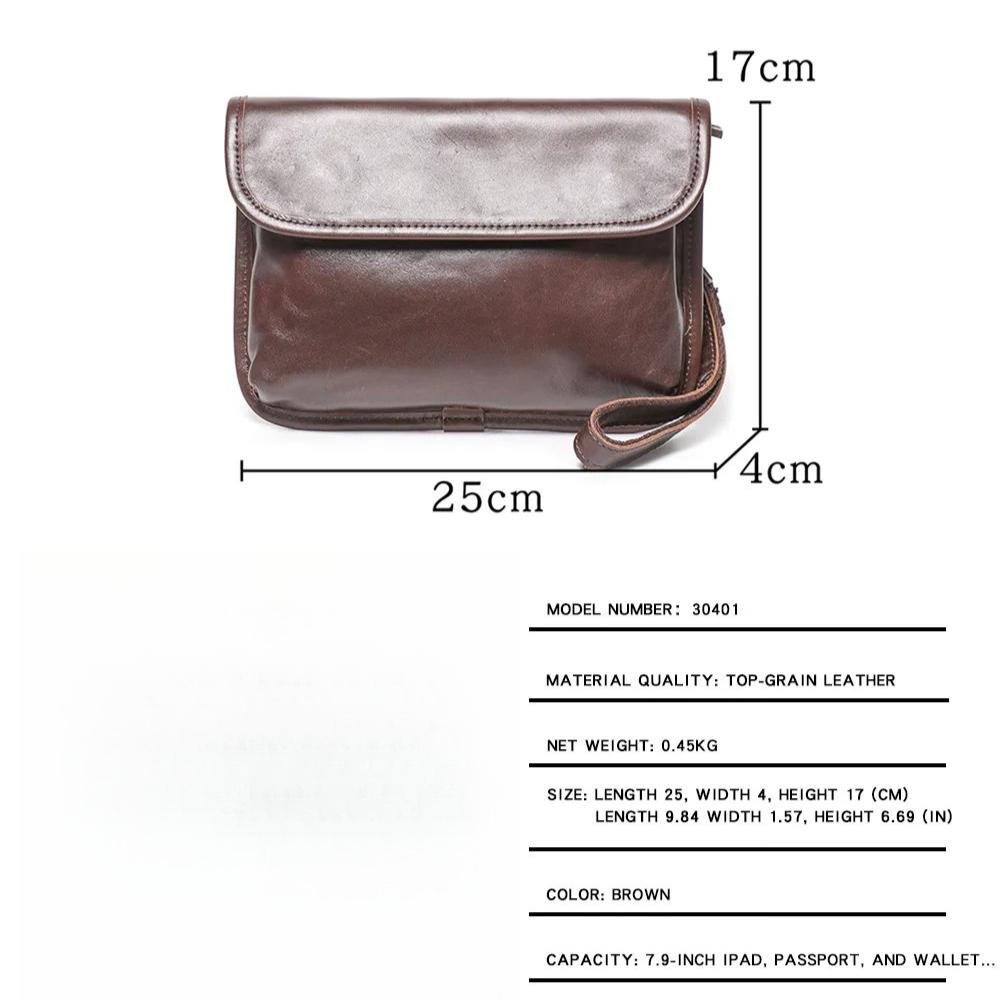 Designer Men's Genuine Leather Crossbody Bag Luxury Fashion Shoulder Messenger Bag Casual Travel Adjustable Strap Length