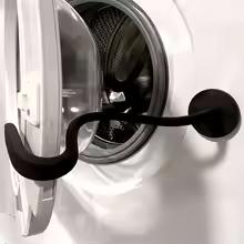HOMEFISH Flexible Silicone Washer & Dryer Door Prop Easy-to-Use Bendable Sturdy Stopper for Odor-Free Appliances