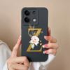 Phone Case For Redmi Note 13 Pro 4G 5G Elegant Letter Soft Liquid Silicone Full Coverage Protector For Redmi Note13 13Pro Fundas
