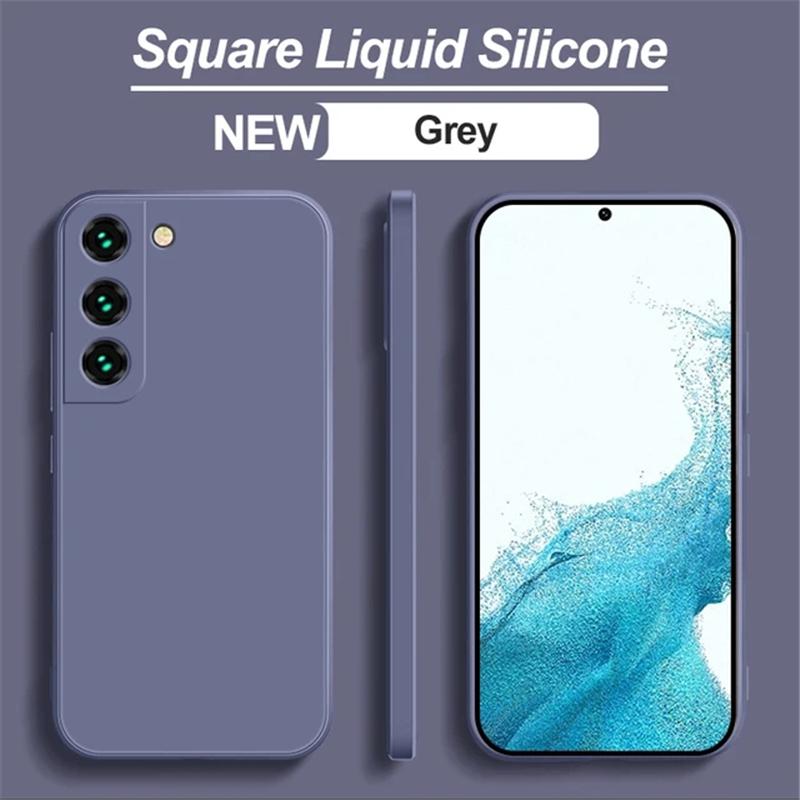 

Квадратний рідкий м’який силіконовий чохол для телефону Samsung Galaxy A05S A15 A25 A34 A54 A04S A14 A24 A34 A23 A33 A53 A72 S20 S21 S22 S23 S24 Ultra Plus Cover For Samsung Galaxy M13 5G сірий