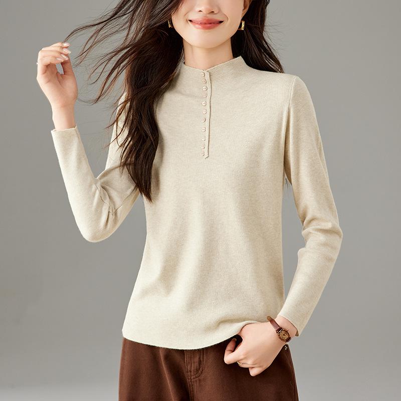 Damen Premium Winter Rollkragenpullover Top - Vielseitige kurze Basisschicht (2025)